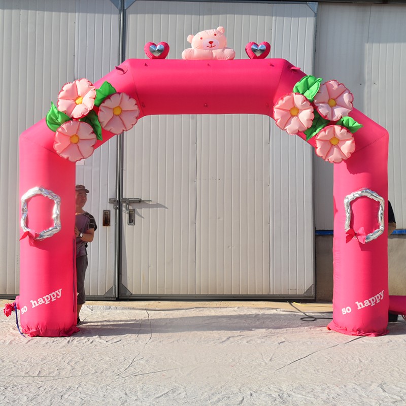遵义粉色婚礼拱门